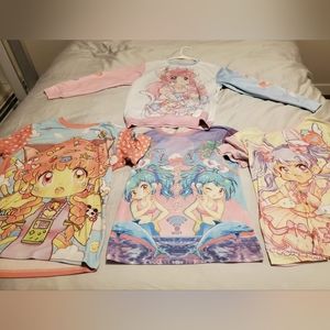 Anime style T-Shirt Bundle with Sweater